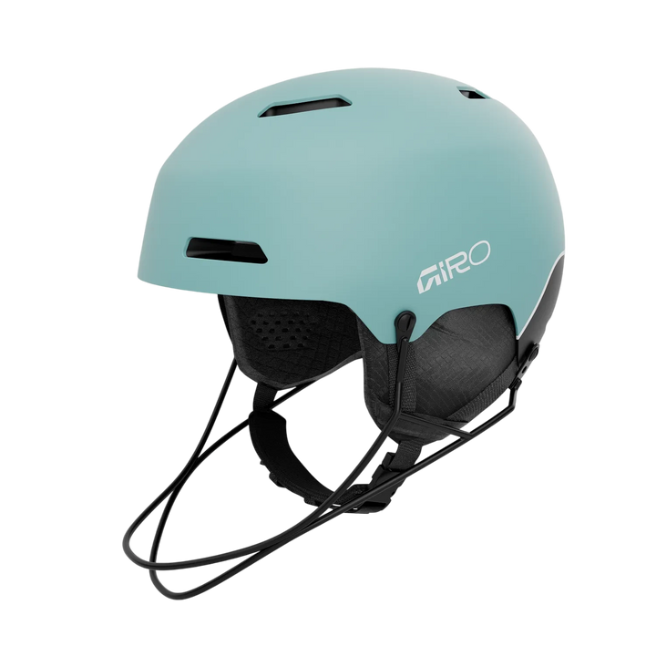 Giro Ledge SL MIPS Helmet in light blue with removable chin bar.