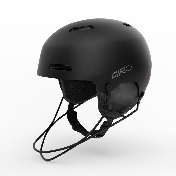 Giro Ledge SL MIPS Helmet in Matte Black with removable chin bar.