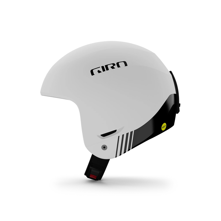 Side profile of Giro Signes Spherical Helmet showing removable chin bar.