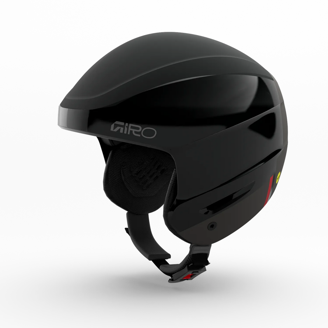 Giro Strive MIPS Helmet in Black, racing fiberglass shell design