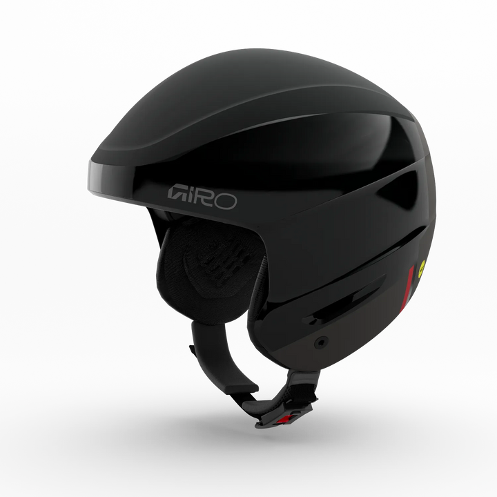 Giro Strive MIPS Helmet in Black, racing fiberglass shell design