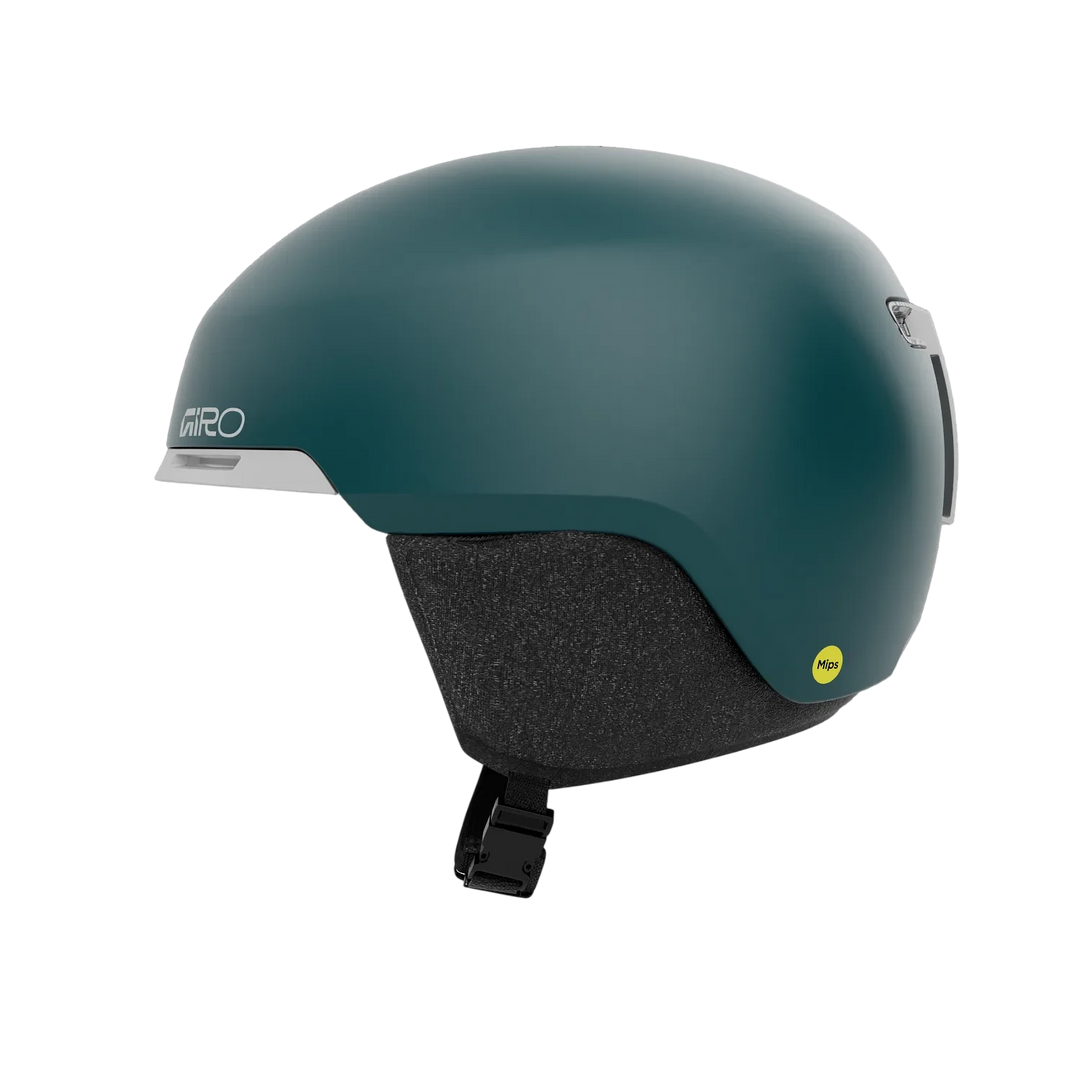 Side view of Giro Taggert MIPS Helmet Matte Peacock with vents and fit dial