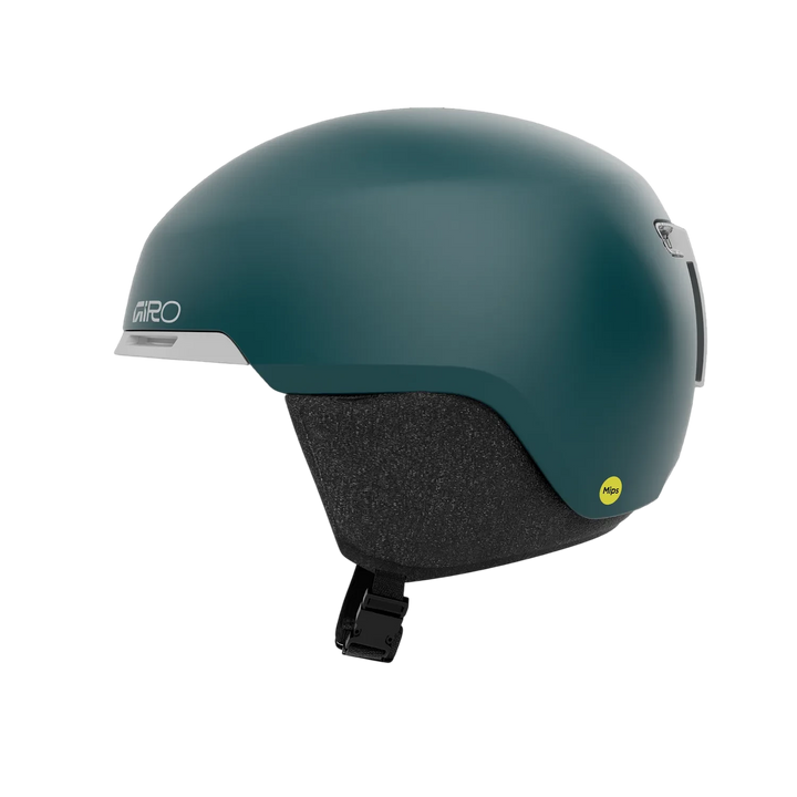 Side view of Giro Taggert MIPS Helmet Matte Peacock with vents and fit dial