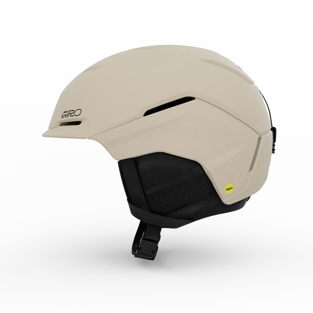 Side view of Giro Tenet MIPS Helmet Matte Stone with dial-fit and venting.