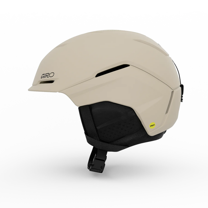 Side view of Giro Tenet MIPS Helmet Matte Stone with dial-fit and venting.
