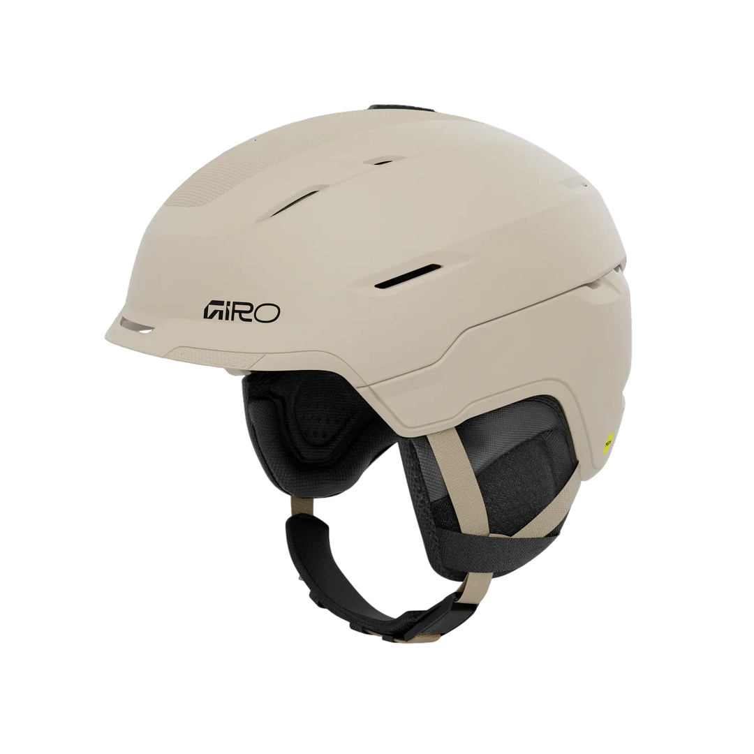 Giro Tor Spherical Helmet in Matte Stone with hybrid shell and adjustable vents.