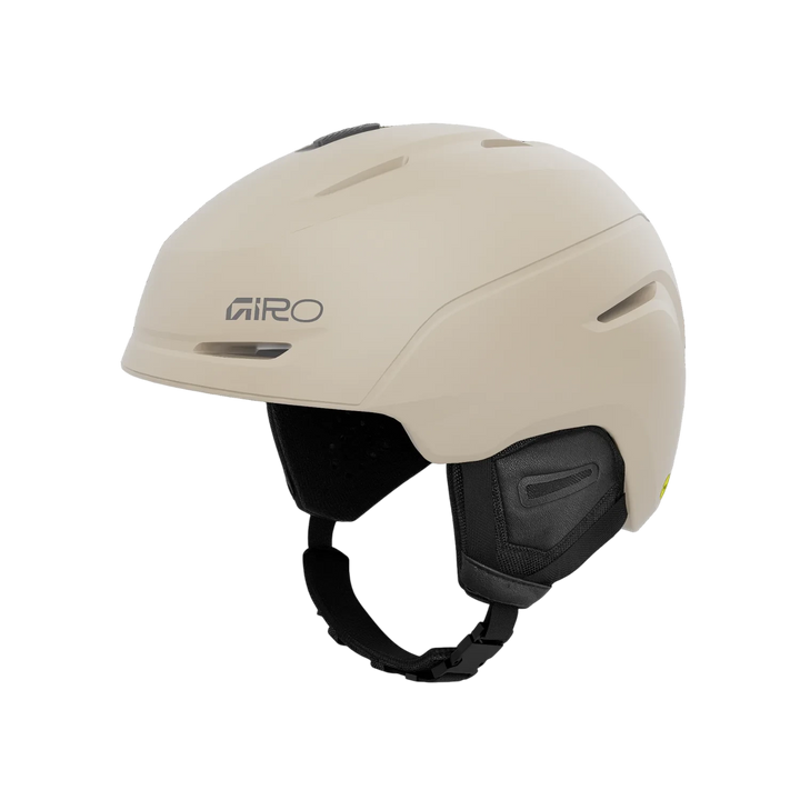 Matte Stone Giro Trig MIPS Helmet with hard-shell design and adjustable vents