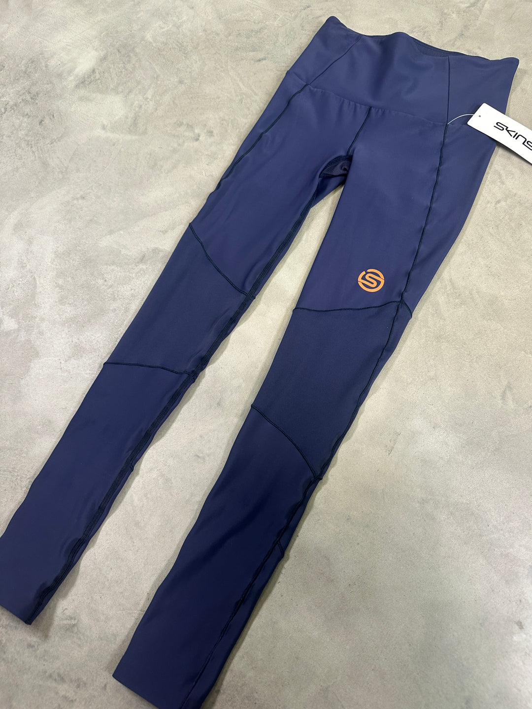 SKINS Series-5 Women’s Skyscraper Tights – Navy Blue