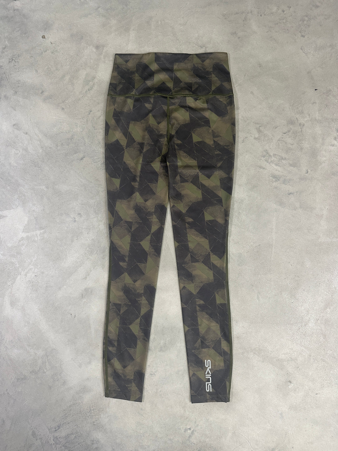 SKINS Series-3 Women’s Skyscraper Tights 2.0 – Khaki Geo