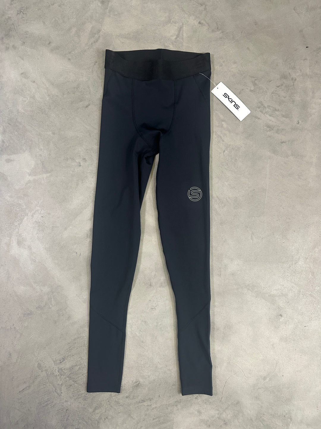 SKINS Series-3 Men’s T&amp;R 2-in-1 Long Tights – Black