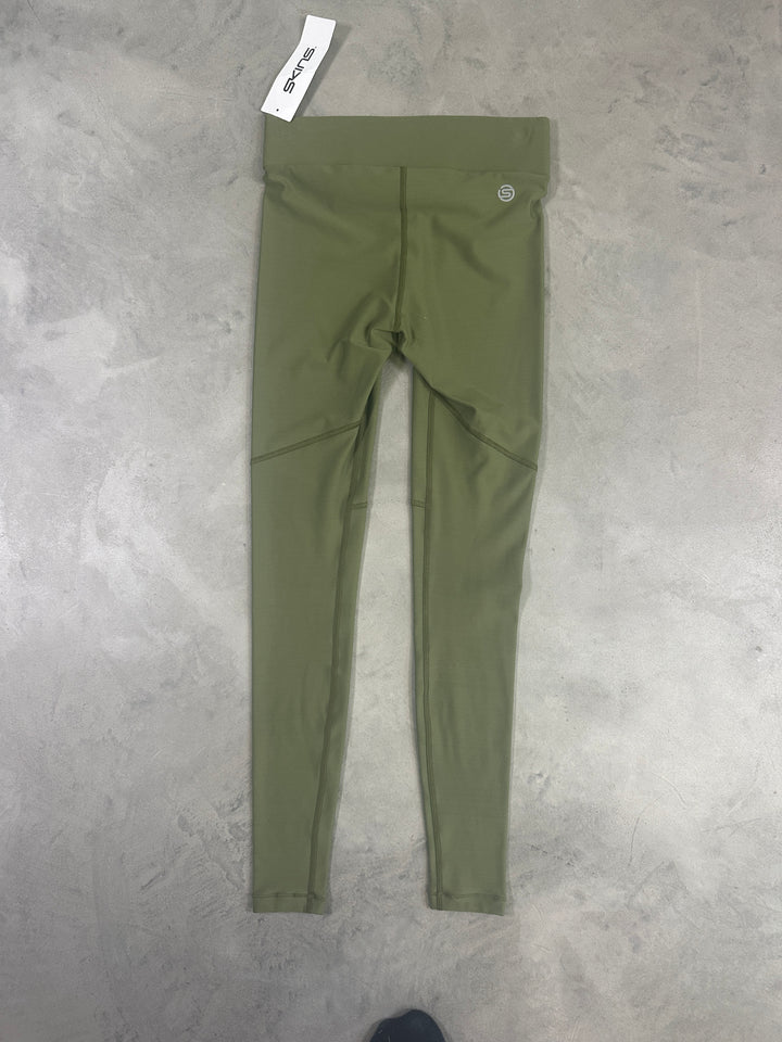 SKINS Series 3 Women’s Soft Long Tights – Khaki