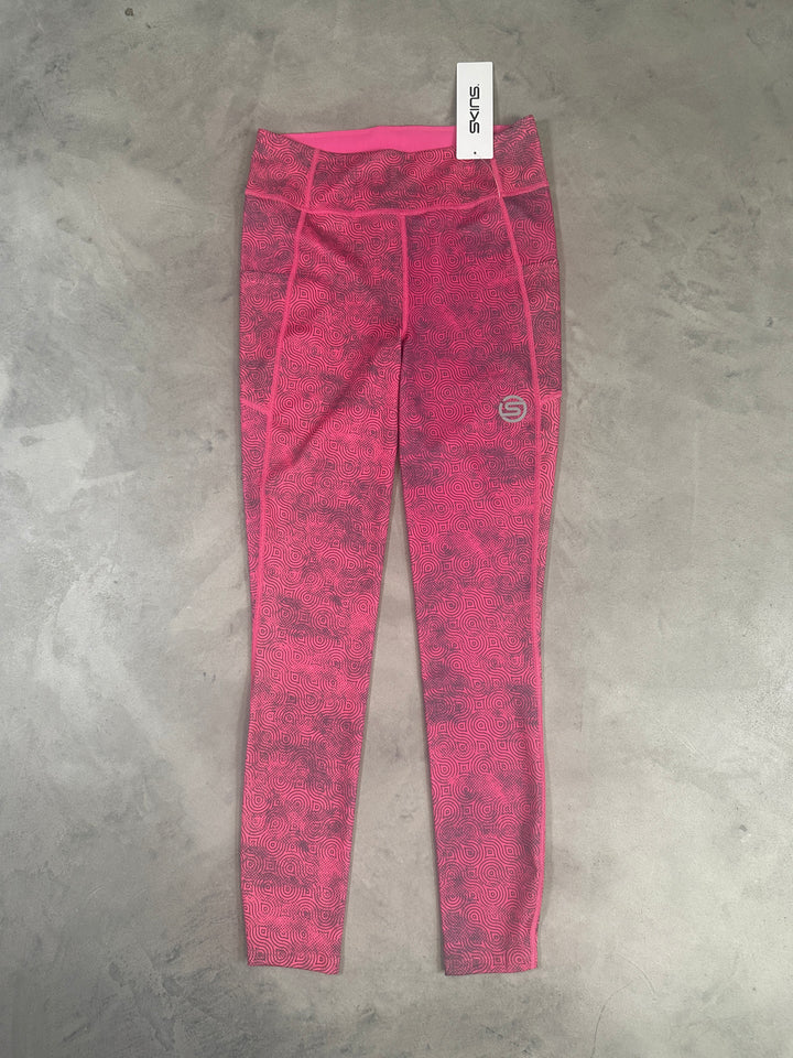 SKINS SERIES-3 Women’s Long Tights PKT 2.0 – Pink Tex