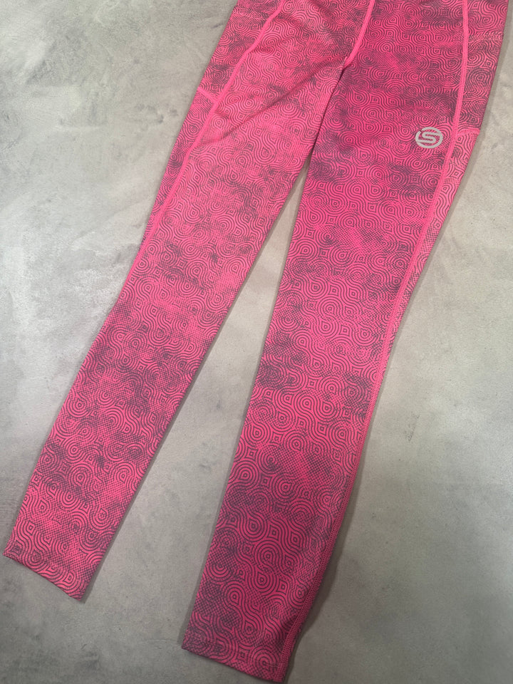 SKINS SERIES-3 Women’s Long Tights PKT 2.0 – Pink Tex