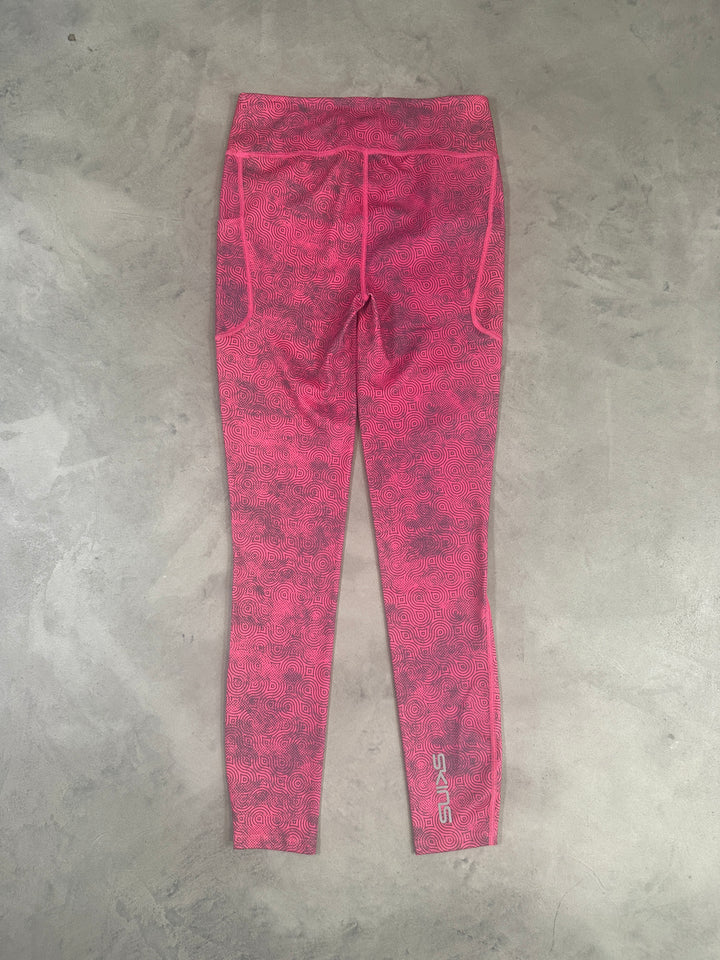 SKINS SERIES-3 Women’s Long Tights PKT 2.0 – Pink Tex