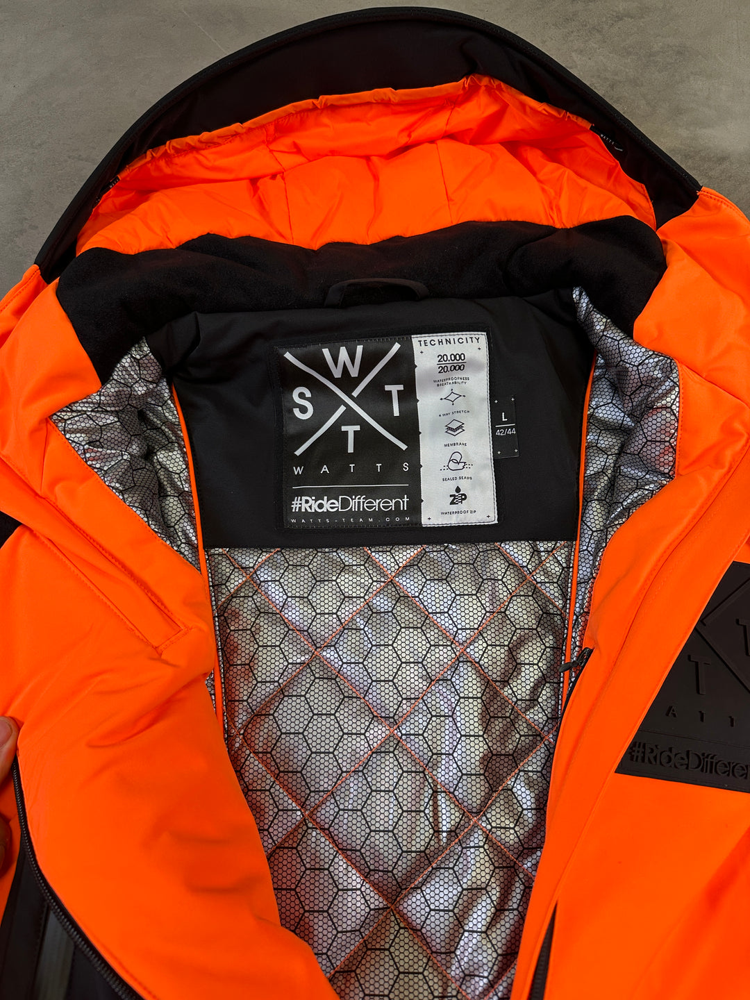 WATTS X-Wear Ski Jacket - Fluo Orange