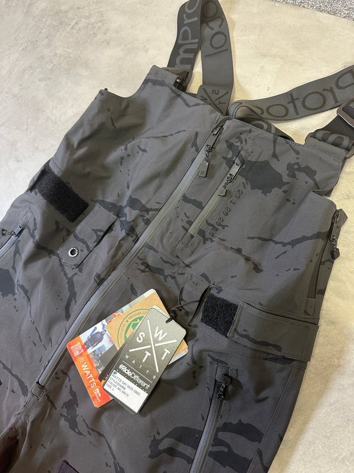 WATTS X-Cork Ski Pants - Anthracite Gray Camouflage