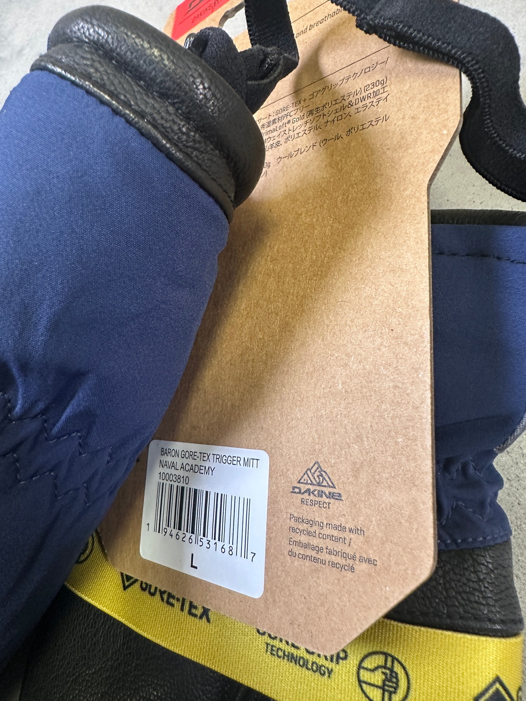 Dakine Baron Gore-Tex Trigger Mitt - Naval Academy