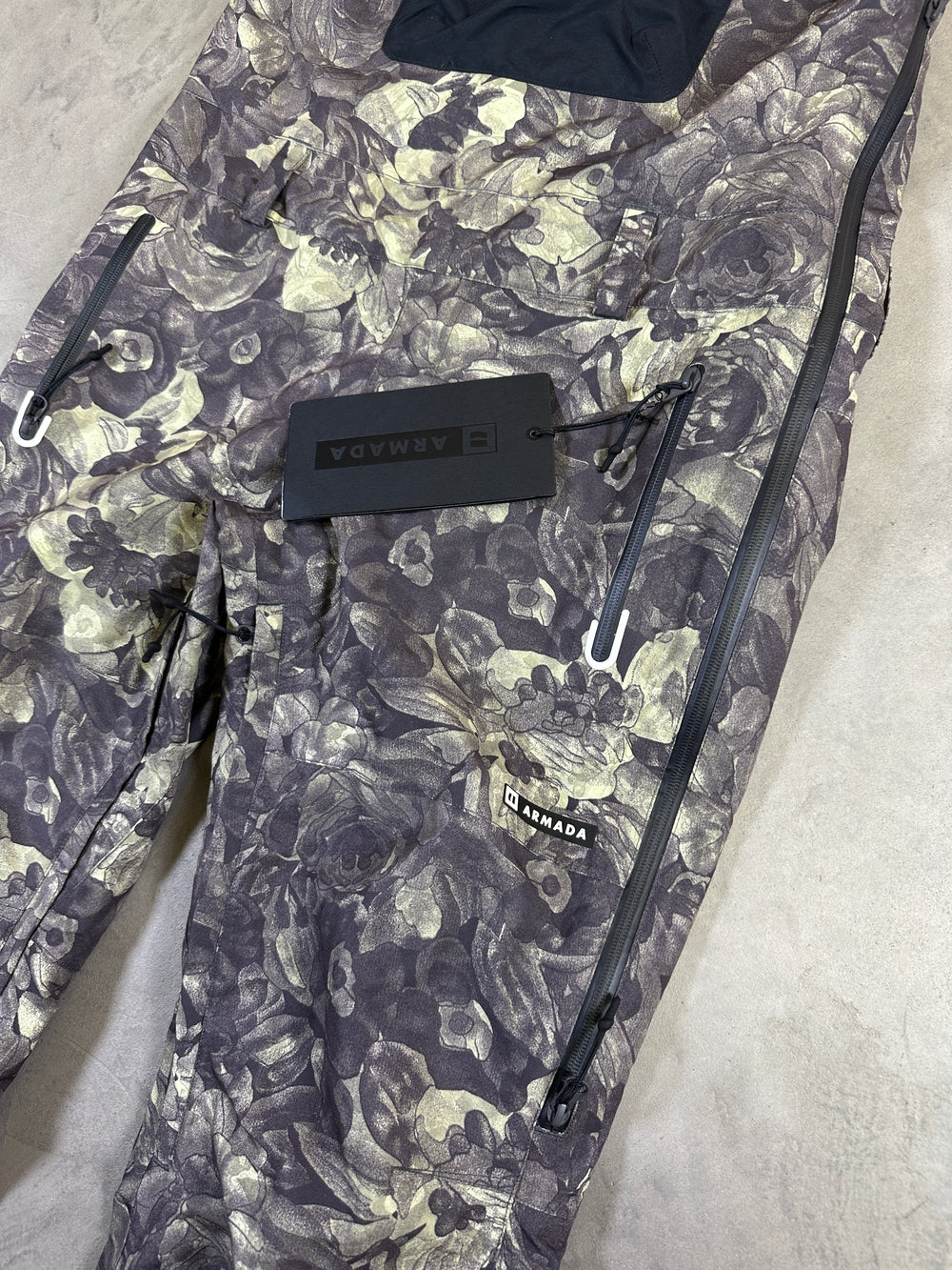 Armada Pascore women’s ski and snowboard bib pants with waterproof breathable fabric and adjustable shoulder straps.