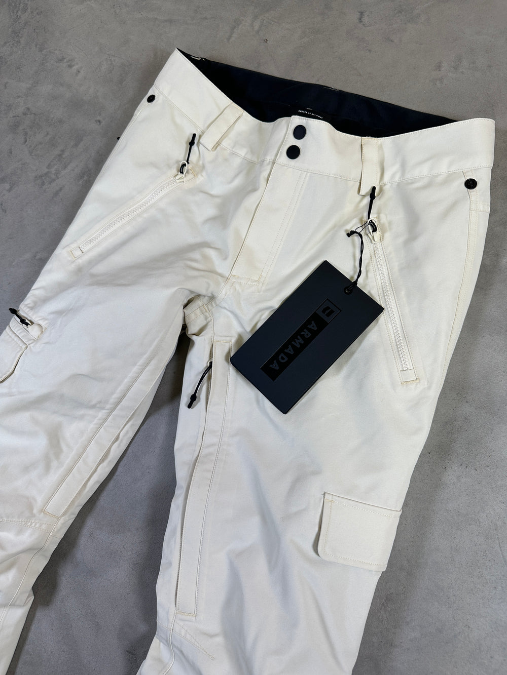 Armada Mula 2L women’s ski and snowboard pants with waterproof breathable fabric and snow gaiters.