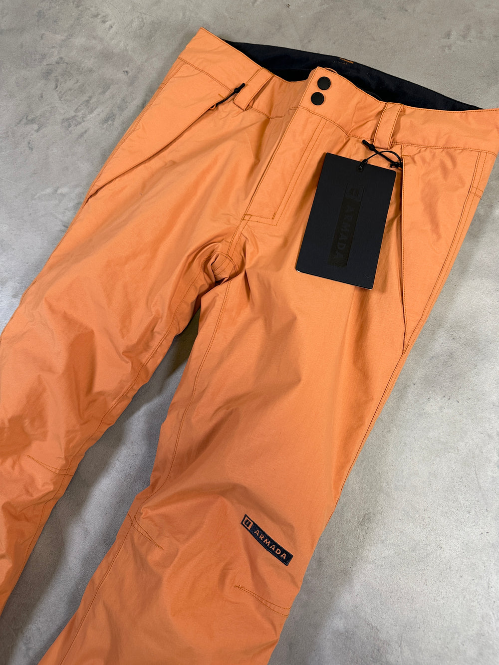 Armada Brae women’s ski and snowboard pants with waterproof breathable fabric and snow gaiters. Sienna