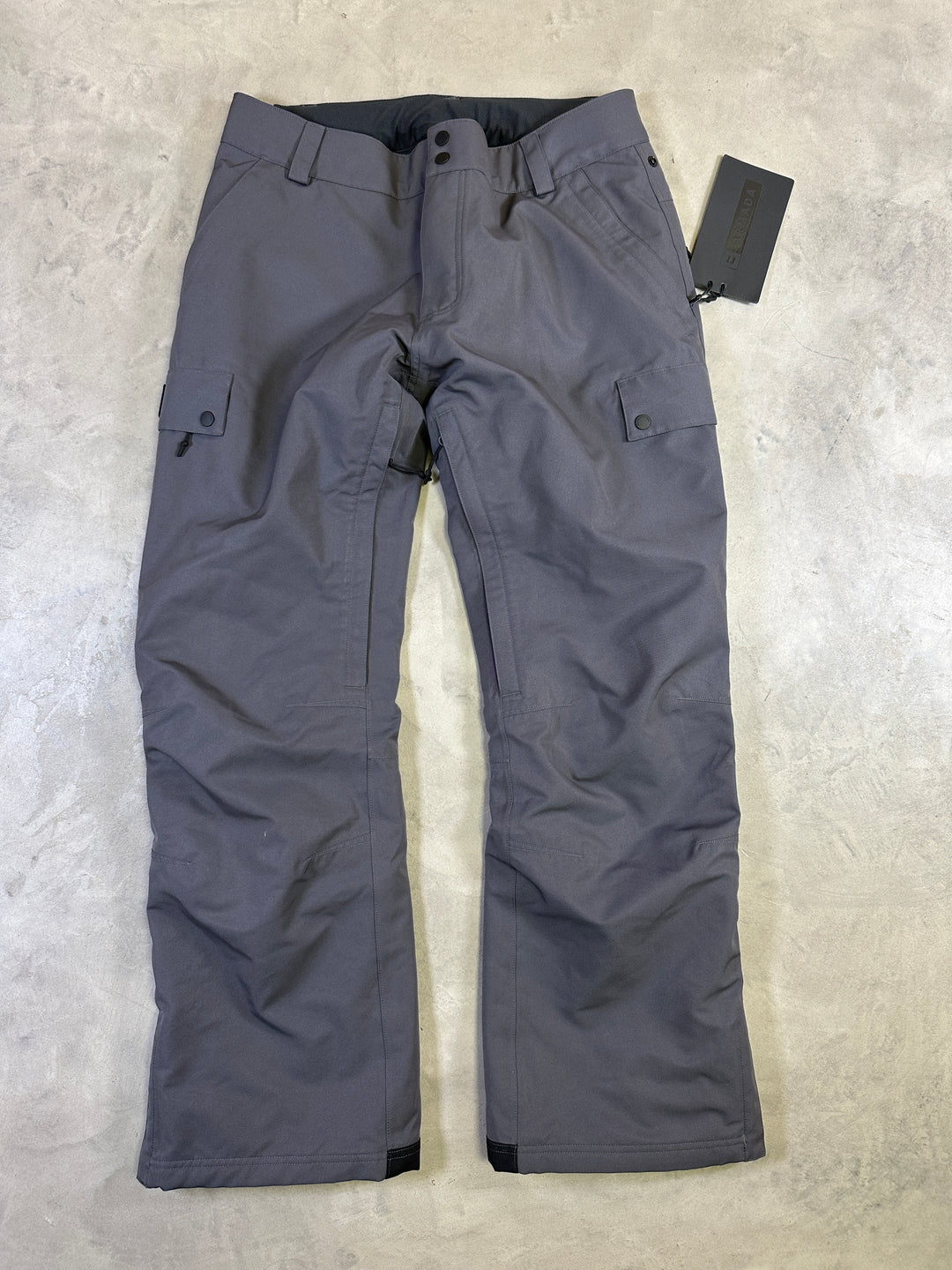 Armada Corwin 2L men’s insulated ski and snowboard pants with waterproof breathable construction. anthracite