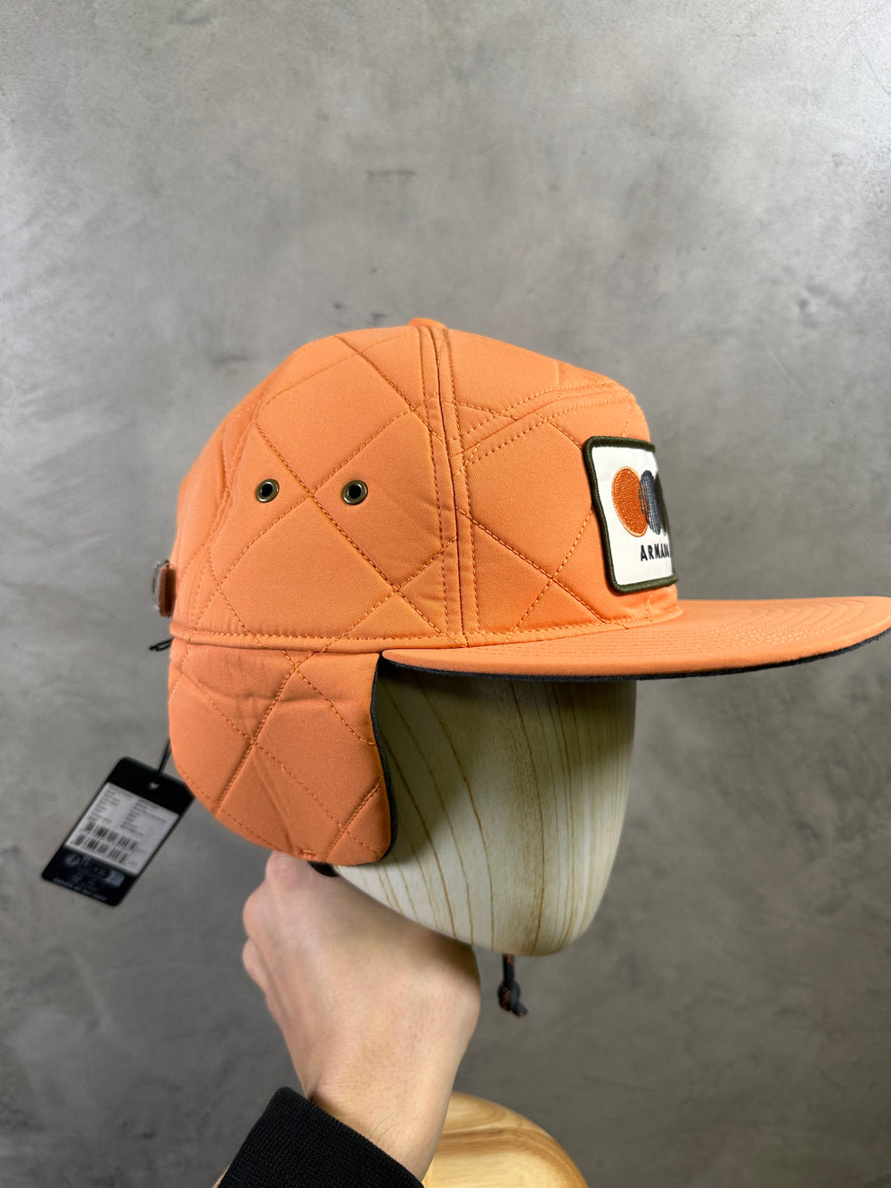 Armada Seven Panel Quilted winter hat with insulated quilted design and structured fit.