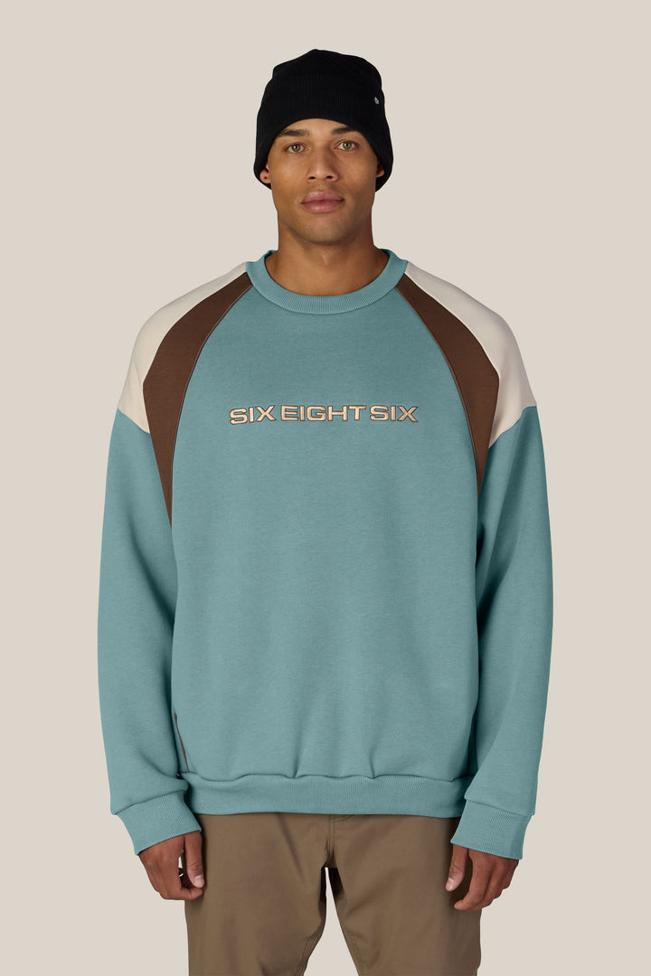 686 Reserved® Premium Heavyweight Crewneck in Pale Firn