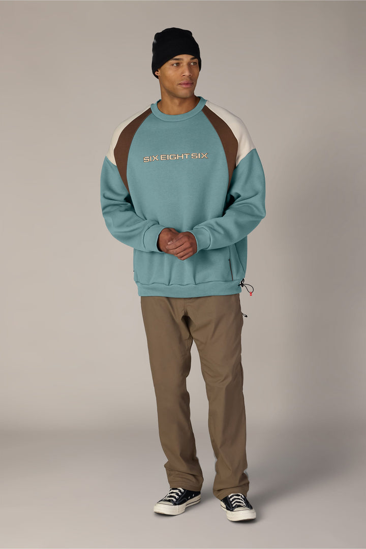 686 Reserved® Premium Heavyweight Crewneck in Pale Firn - view 3