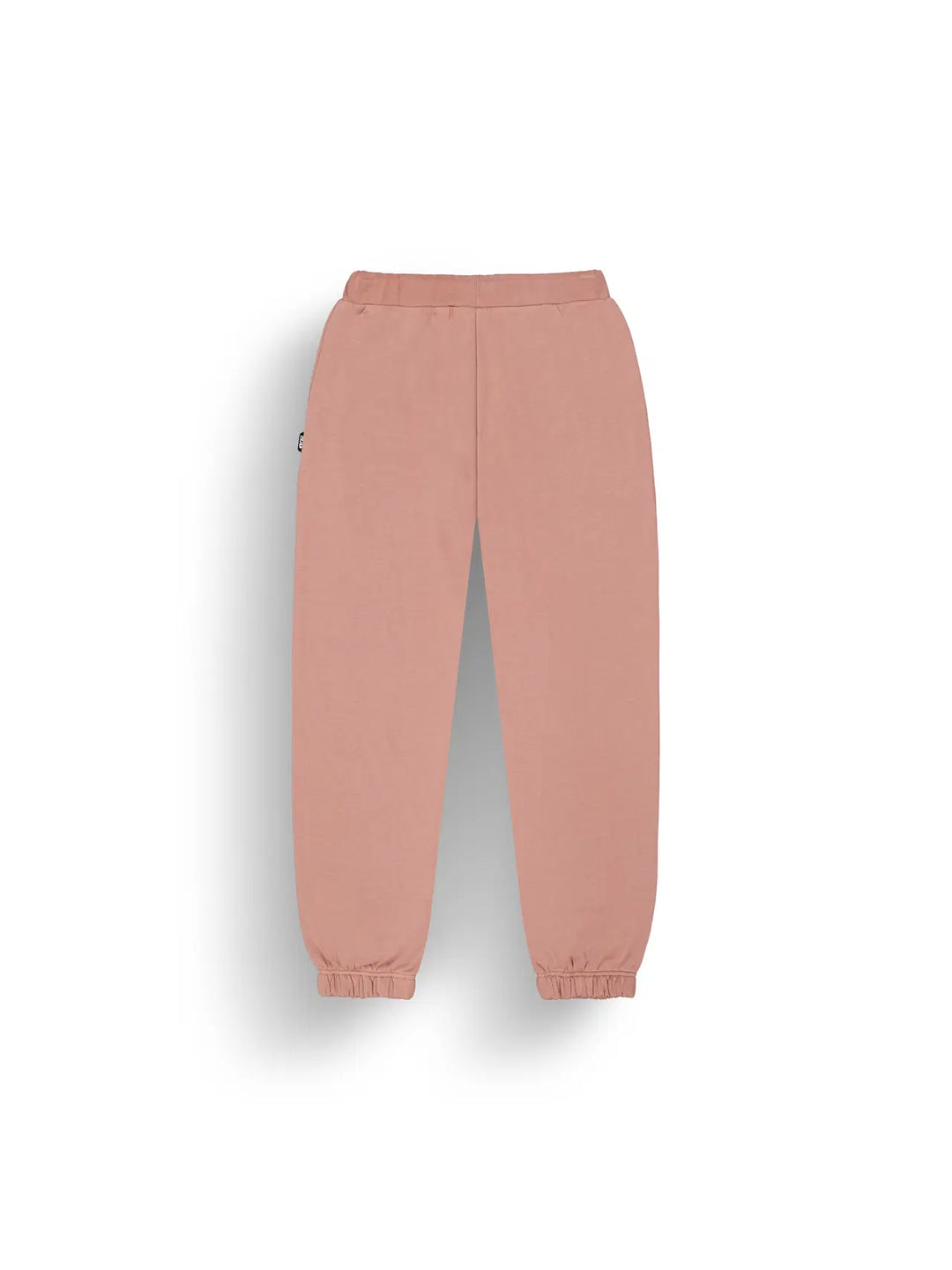 Pink sweatpants on a white background