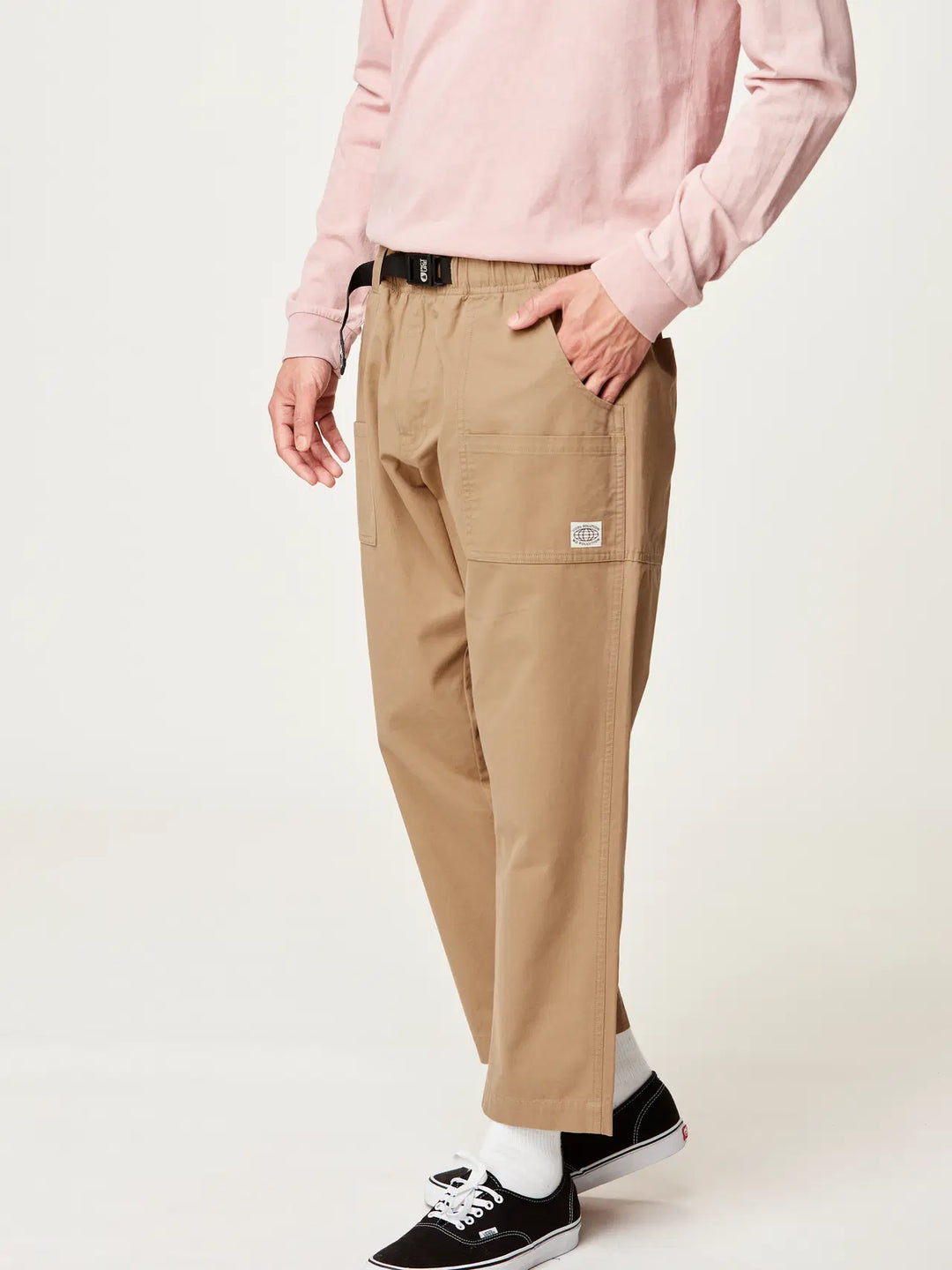 Picture Organic Clothing Dazcat Pants in Dark Stone with organic cotton fabric and relaxed everyday fit.