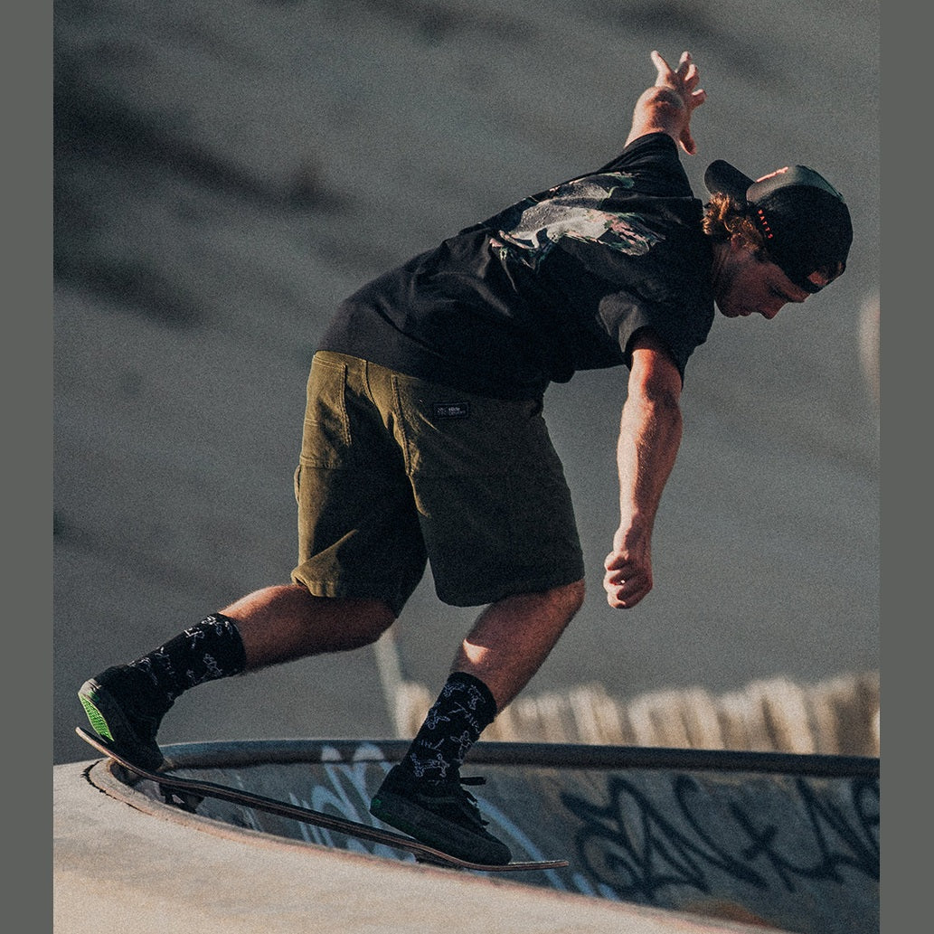 WATTS MOON T-shirt - FULL BLACK