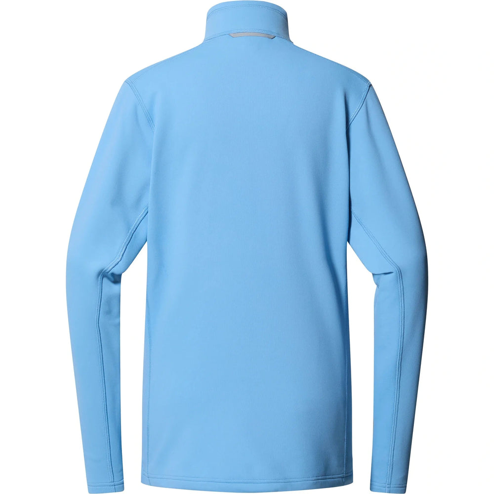 Light blue long-sleeve shirt on a white background