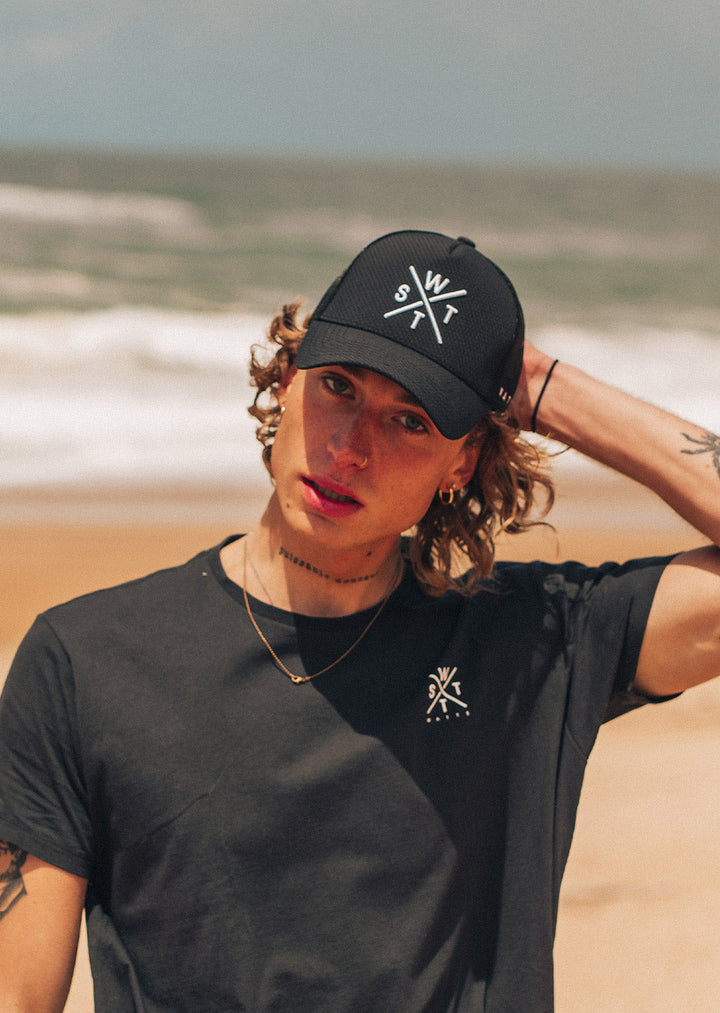 WATTS R-Tribe Cap – Full Black, official photo 1