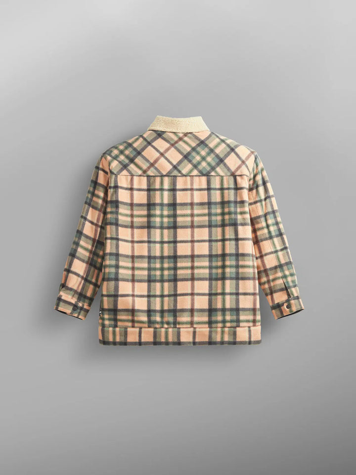Plaid shirt on a gray background
