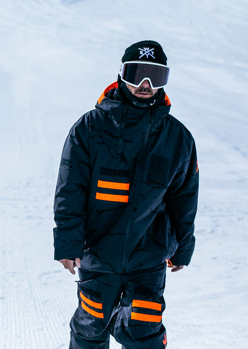WATTS X-Wear Ski Jacket - Anthracite Gray Camouflage