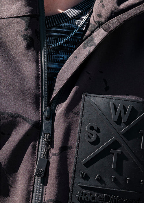 WATTS X-Wear Ski Jacket - Anthracite Gray Camouflage