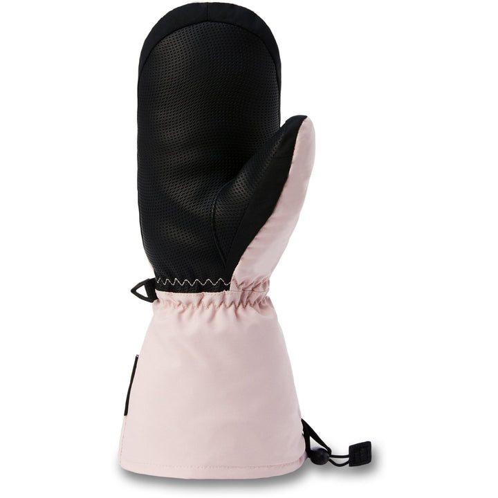 Black and pink glove on a white background