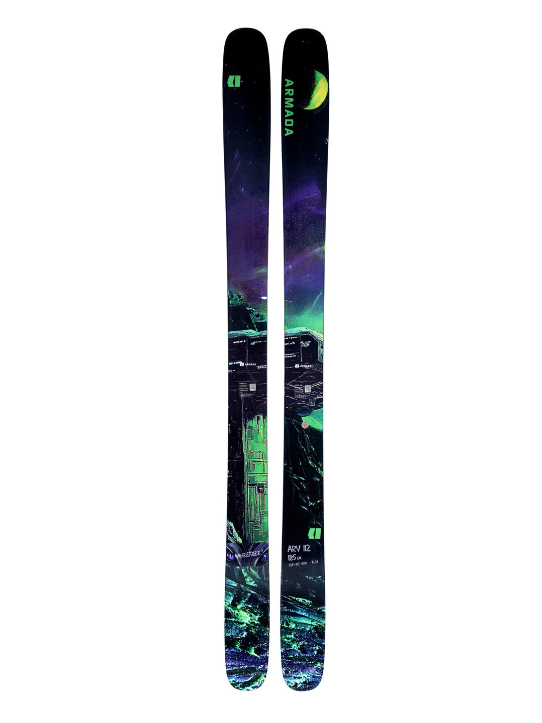 Armada ARV 112 Madsteez skis – topsheet and base