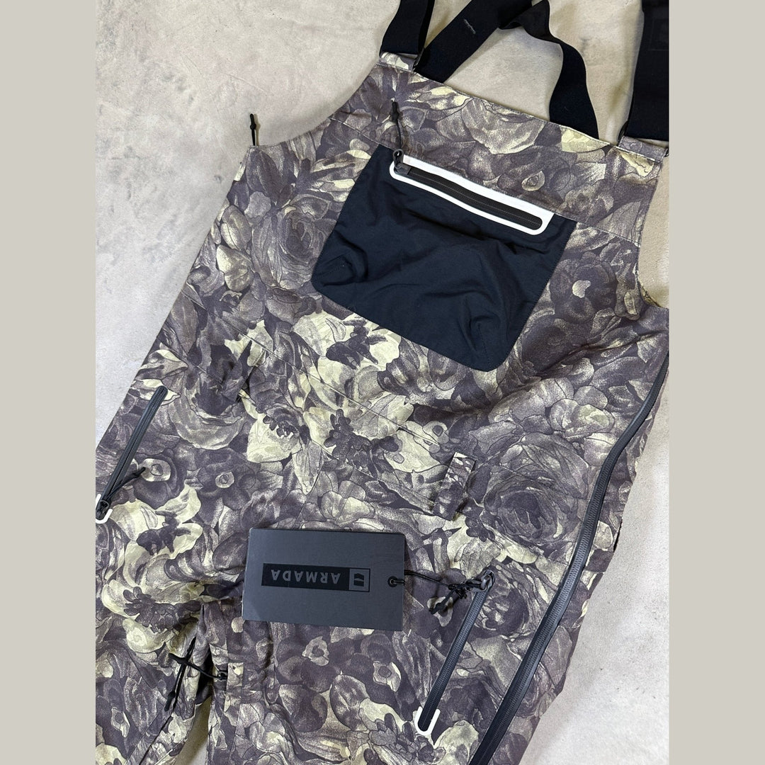 Armada Pascore 2l Bib Pants - Floral Camo Black - SAMPLE DROP