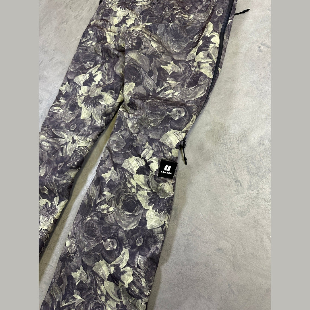 Armada Pascore 2l Bib Pants - Floral Camo Black - SAMPLE DROP