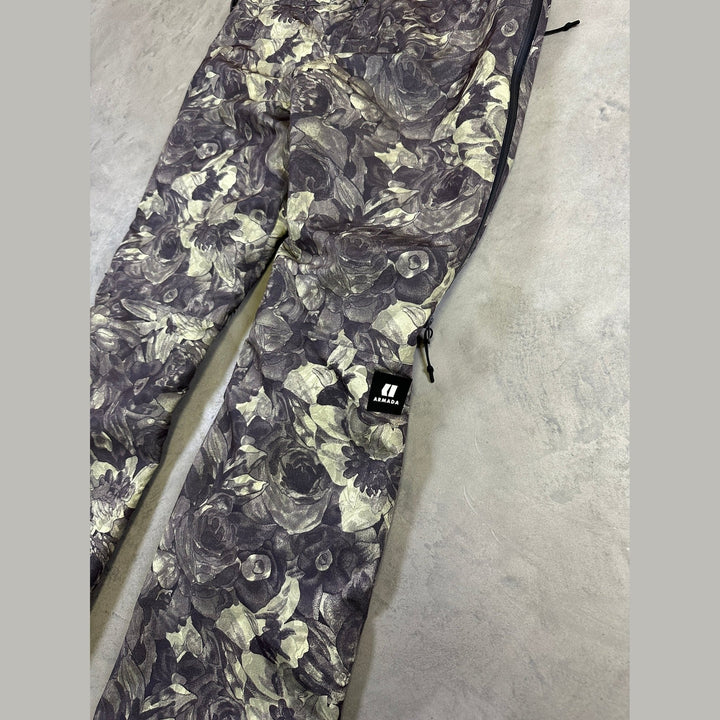 Armada Pascore 2l Bib Pants - Floral Camo Black - SAMPLE DROP
