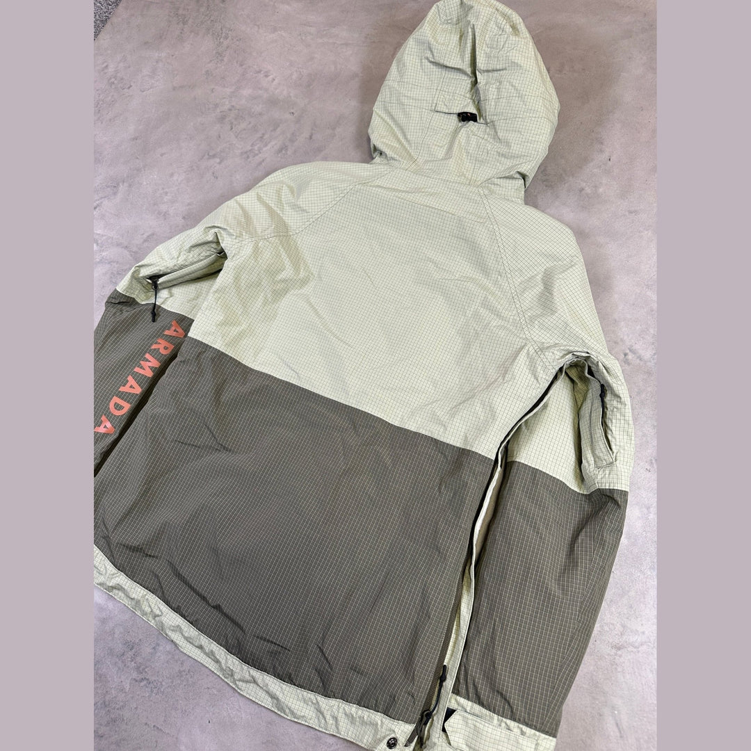 Armada Rosalie 2L Insulated Anorak - Macha Olive Cream - SAMPLE DROP