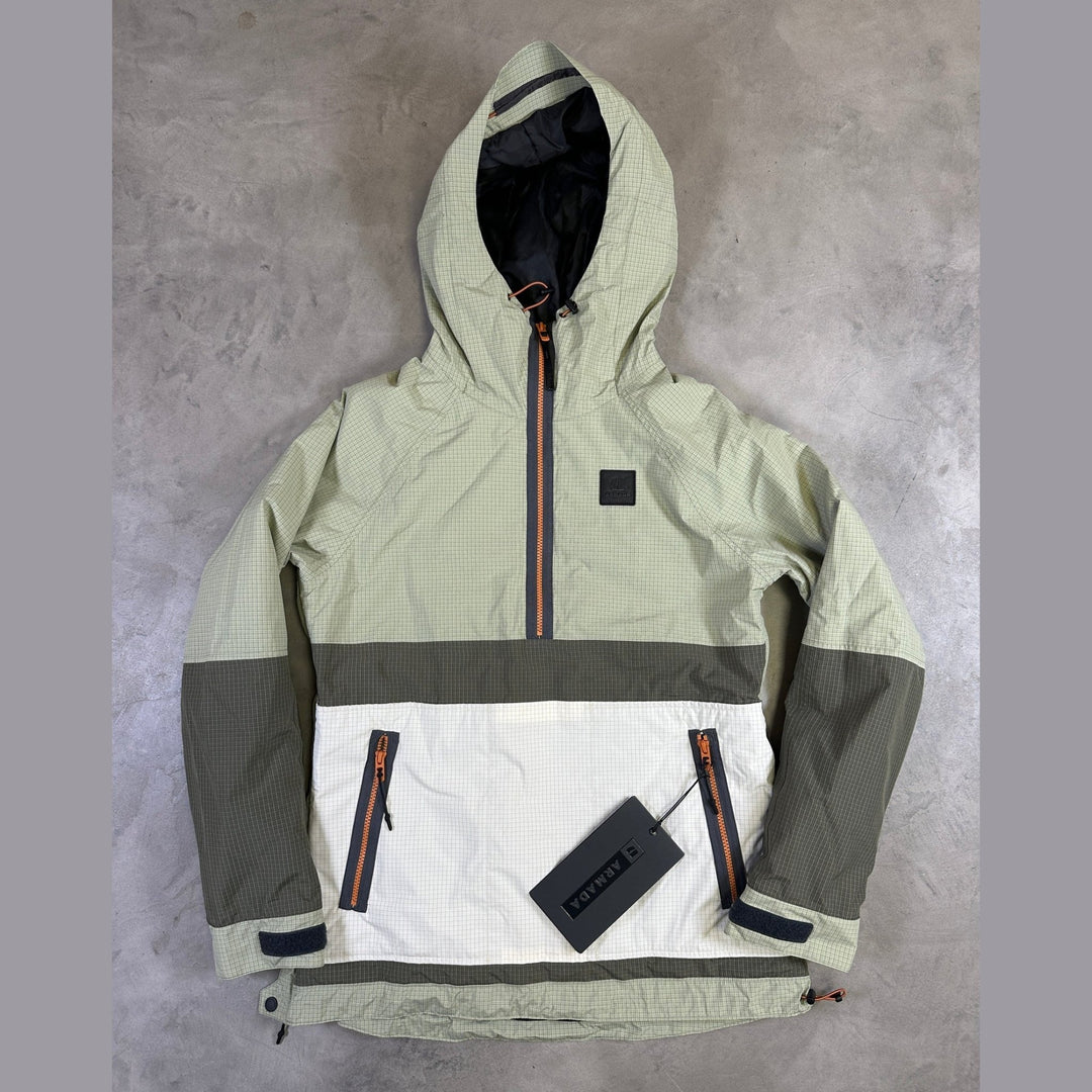 Armada Rosalie 2L Insulated Anorak - Macha Olive Cream - SAMPLE DROP