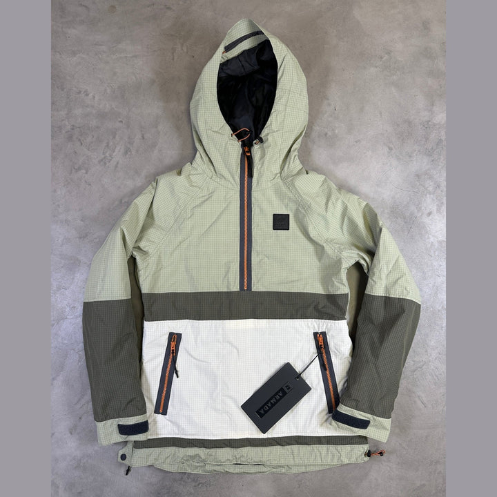 Armada Rosalie 2L Insulated Anorak - Macha Olive Cream - SAMPLE DROP