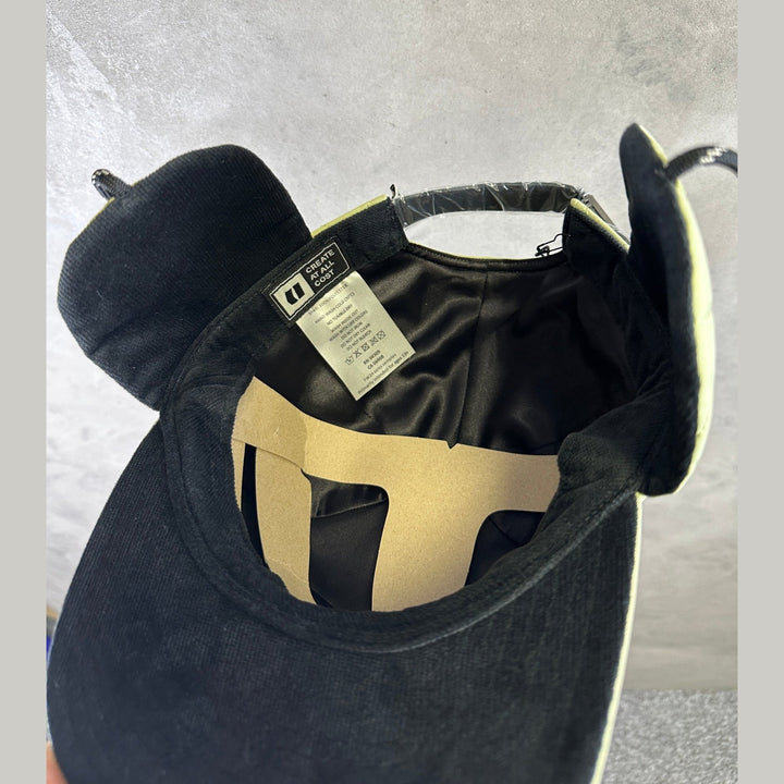 Armada Seven Panel Quilted Hat - Macha Black - SAMPLE DROP