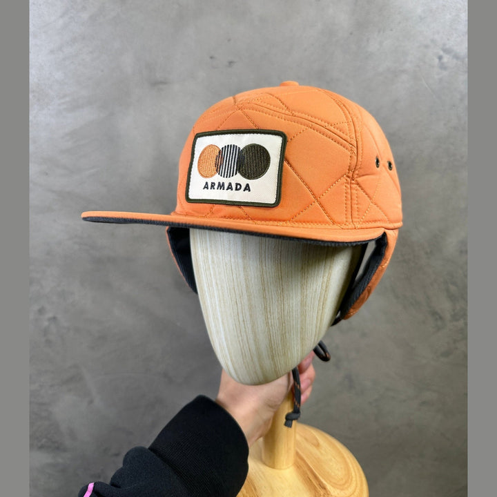 Armada Seven Panel Quilted Hat - Sienna - SAMPLE DROP