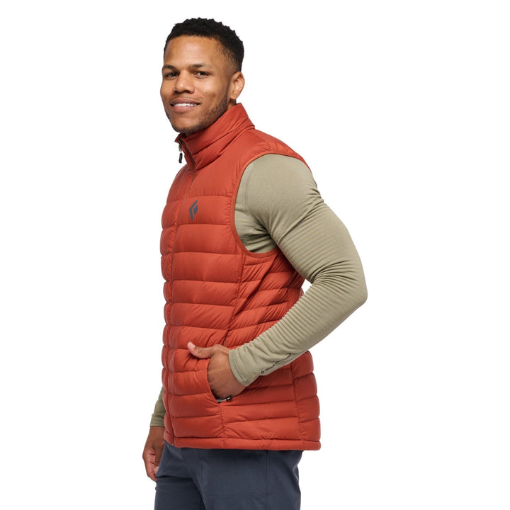 Black Diamond Men’s Access Down 2.0 Vest - Burnt Sienna - SAMPLE DROP