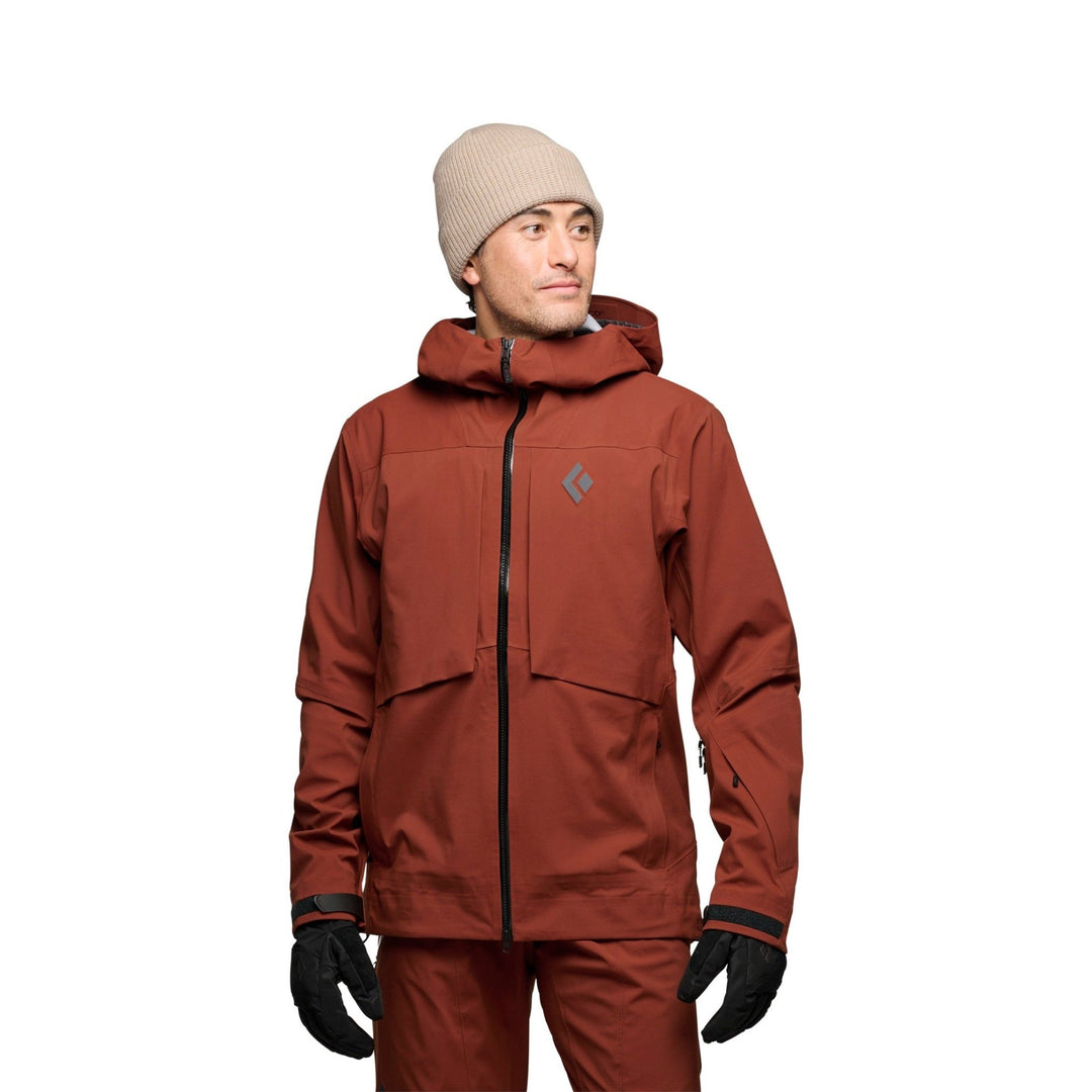 Black Diamond Men’s Factor Shell - Iron Red - SAMPLE DROP