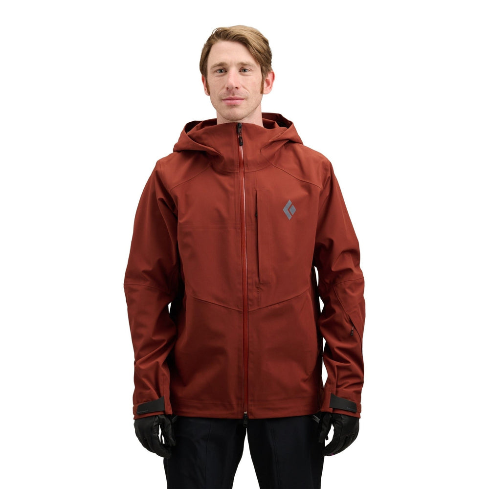 Black Diamond Men’s Recon Stretch Shell - Iron Red - SAMPLE DROP