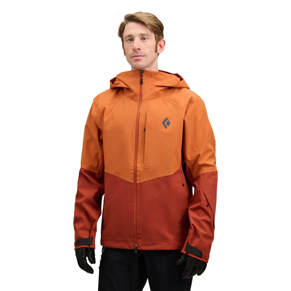 Black Diamond Men’s Recon Stretch Shell - Saffron - Burnt Sienna - SAMPLE DROP